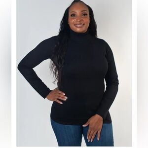 Metric Knits Turtleneck Sweater Sz L
